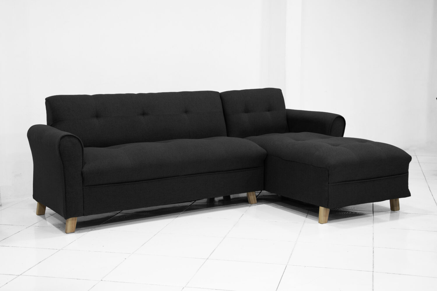 Sofa Nórdico Con Chaise Anti Líquidos - Imagen 2